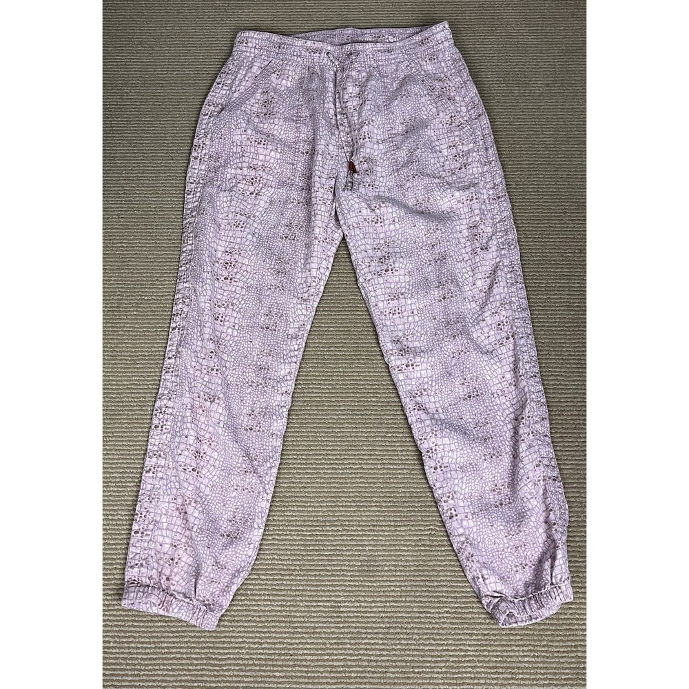 by Anthropologie Snake Print Orana Printed Joggers - Pink - S
